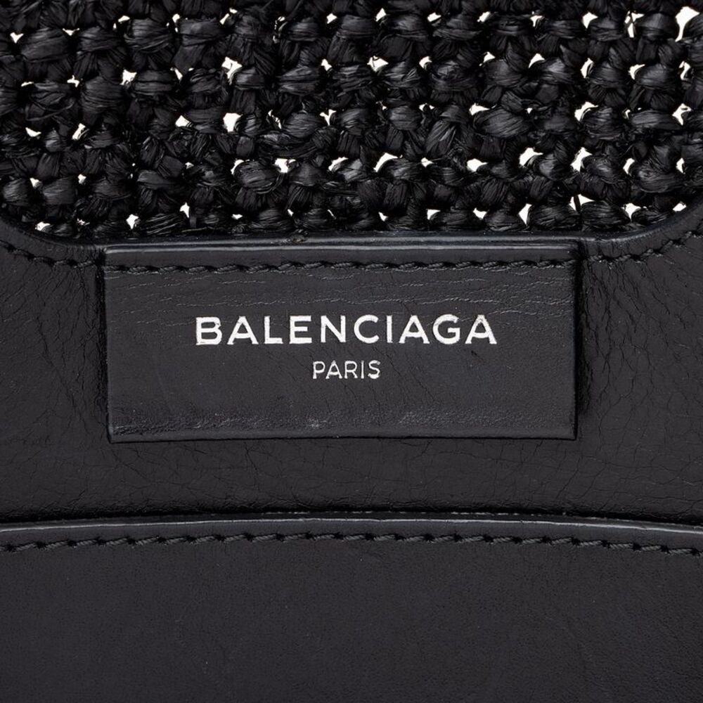 Balenciaga Raffia Striped Panier XS Tote - Picture 8 of 15